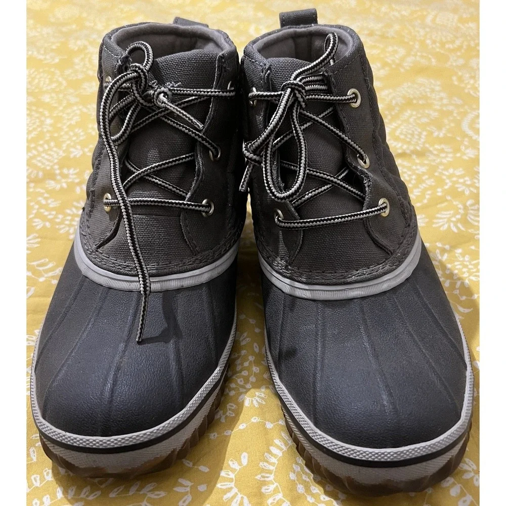 Eddie Bauer Hunt Pack Mid Duck Rain Boots Rubber Weatheredge Womens Size 6